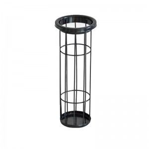 Filter cages and filter bag cage with venturi for dust collector baghouse