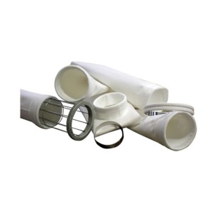Polyester needle punched felt water and oil repellent electrostatic dust filter bag boiler high temperature dust filter bag