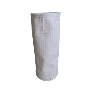 Polyester needle punched felt water and oil repellent electrostatic dust filter bag boiler high temperature dust filter bag