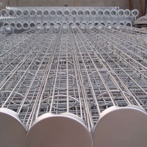 Factory Price Galvanized Carbon Steel Filter Bag Cage with Venturi Diameter 120mm 130mm
